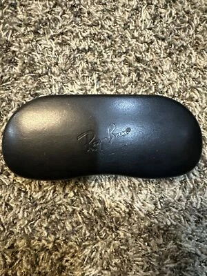 Auténtico estuche protector lateral duro grande Ray Ban para gafas de sol Foto 1 de 3