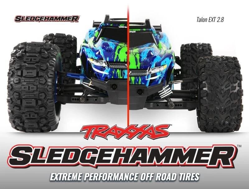 Traxxas 6792 reifen auf kreise Sledgehammer 2.8 TSM