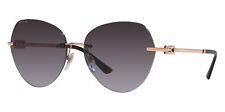 Bvlgari Women's Pink Gold-Tone Rimless Sunglasses - BV6183 20148G 60 - Italy