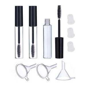 Refillable 3Pcs 10ml Empty Mascara Tube Wand Eyelash Cream Container Bottle - Picture 1 of 4