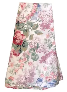 "Mantel redondo vintage Ralph Lauren Allison multi floral rosa 64"" Shabby Chic" - Imagen 1 de 5