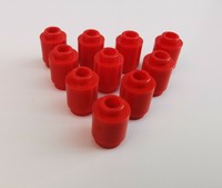 10 x LEGO® 3062 Friends,City,Bauteine,in redish brown rund 1x1 Neuware
