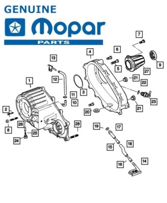 GENUINE MOPAR Transfer Case Switch JEEP DODGE RAM 2002 - 2024 5083138AA - Image 1 of 3