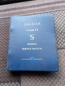 Jaguar Stype / 3.4 / 3.8 Original Service Manual, - Picture 1 of 4