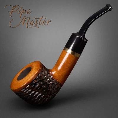 Mr. Brog HAND MADE WOODEN SMOKING PIPE FOR TOBACCO 43 Kentucky Rustic PEAR