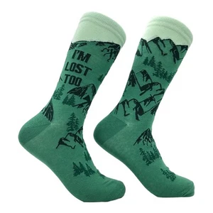 Calcetines para hombre Im Lost Too divertidos sarcásticos camping gráfico novedad calzado - Imagen 1 de 9