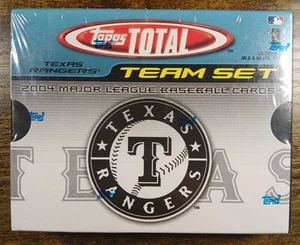 2004 Topps TOTAL Major League Baseball MLB Texas Rangers Team Set Factory Sealed - Picture 1 of 2