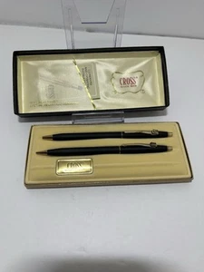 Vintage Cross 6601 12k Gold Filled Pen/Pencil Set Original Box & Papers - Picture 1 of 7