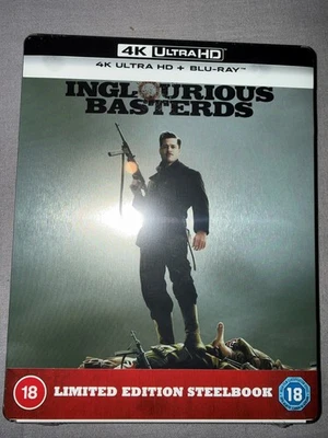 SEALED - Inglourious Basterds Ltd Collector's Edition Steelbook 4K UHD Blu-ray - Image 1 of 2