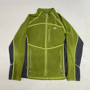 Top RAB Talus Fleece Pull-On Full Zip QFA-56 Uomo Taglia L Verde Outdoor Escursionismo - Foto 1 di 16