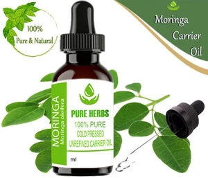 Aceite portador de Moringa oleífera 100 % puro y natural de hierbas puras MH013 - Imagen 1 de 12