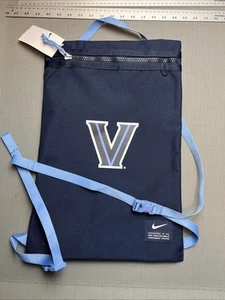 Nike Villanova University Team Utility Gymbag Gym Bag Backpack Navy Blue NWT - Picture 1 of 6