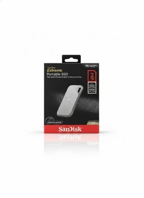New SanDisk Extreme Portable 2TB USB-C SSD SDSSDE51-2T00-AW25 - Image 1 of 2