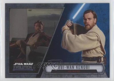 2016 Topps Star Wars Evolution Blue Lightsaber Obi-Wan Kenobi Jedi Master 0c3 - Image 1 of 3