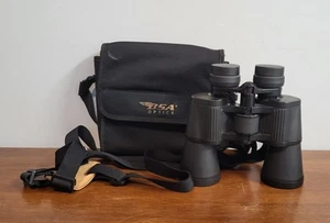 Bsa Optics Binoculars 10x 30-50 Zoom With Lens Covers, Shoulder Strap, And Case - Picture 1 of 7