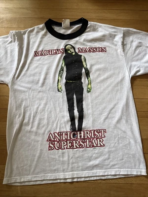 Camisa Marilyn Manson 1995 Winterland EARLY Antichrist Superstar Vintage XL Foto 1 de 3