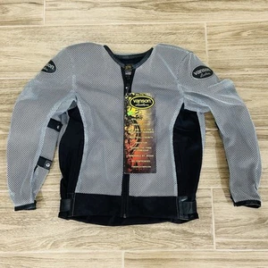 Vanson Leathers Ventmax VX4 Jacket Men’s Medium Vented Mesh Motorcycle New 42” - Foto 1 di 16