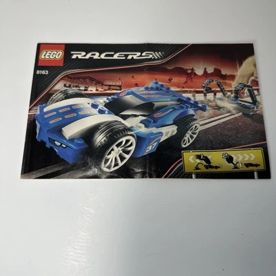 Lego 8163 Racers Blue Sprinter Instruction Manual Booklet 2009 - Image 1 of 2