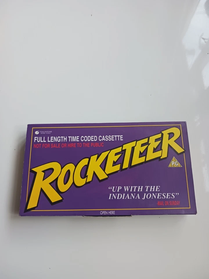 VHS Promo The Rocketeer Demo Touchstone Disney 1990s 1991 Not for Sale/Hire Rare - Image 1 of 4