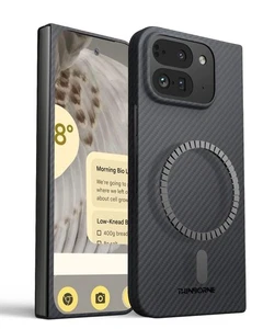 Funda Plegable Thinborne Pixel 9 Pro 600D Fibra Aramida V2 Magnética Ultra Delgada Negra - Imagen 1 de 3