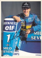 HAND SIGNED MICHAEL SCHUMACHER PHOTOGRAPH AUTOGRAPH SIGNATURE FOTO F1 BENETTON