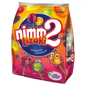 3 x Nimm2 Lizaki Fruit Lollipops 80g (Pack of 3) - Picture 1 of 1