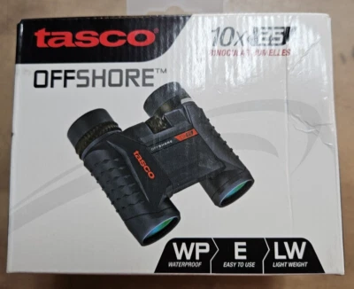 Tasco Offshore 10x25 Binoculars Roof Waterproof Fogproof Multi-Coated - Image 1 of 4
