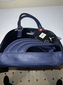 Puma Navy Blue Velour Grip Open Top Bag - Picture 1 of 6