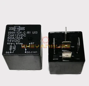 1PC New Song Chuan 896H-1CH-C-R1 U03 12VDC 50A Automotive Relay 5 prong - Picture 1 of 2