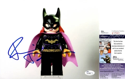 Rosario Dawson Signed 'Batgirl' 8x10 Photo w/ JSA COA #P17681 Lego Batman Cover
