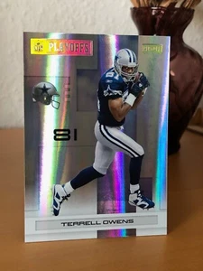 2007 NFL Playoffs Gold Holofoil Dallas Cowboys No.25 Terrell Owens 1/25 - Picture 1 of 2