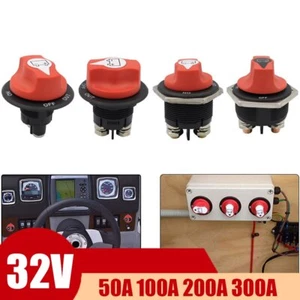 50A 200A 300A Car Battery Race Rally Switch 32V Cut Off Switch Kit For RV Truck - Picture 1 of 14