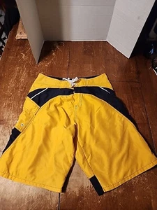 Corona Extra Board Shorts Swim Trunks Blue Men's Large 34 x 12 - Picture 1 of 6