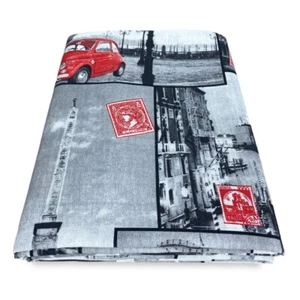 TELO arredo COPRITUTTO gran FOULARD copriletto COPRIDIVANO TESSUTO LONETA MONUME - Foto 1 di 24