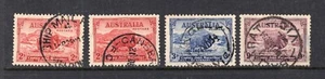AUSTRALIA PREDECIMAL 1934 MACARTHUR COMPLETE SET VERY FINE USED,,..,,, - Bild 1 von 2