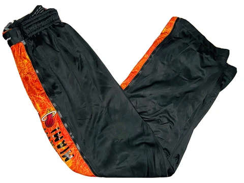 Zipway NBA Miami Heat Men's Black Shooter Warmup Basketball Pants; Size L Cover