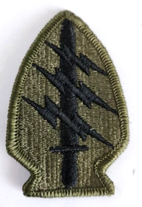 U.S. Airborne Special Forces Patch OD Green - Picture 1 of 4