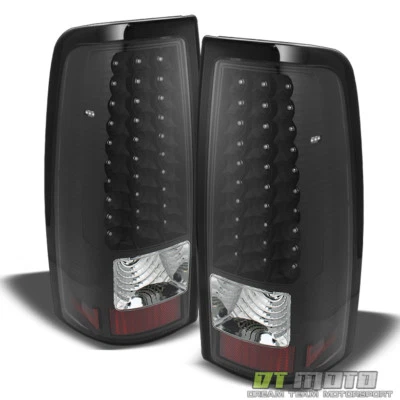 Blk 2003-2006 Chevy Silverado 1500 LED Tail Lights Lamps Left+Right 03 04 05 06 - Image 1 of 4