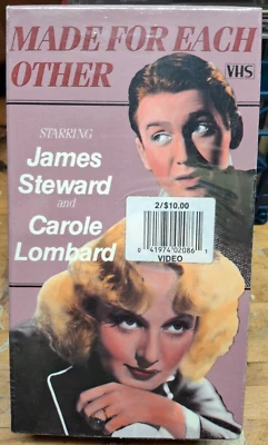 Made For Each Other [1939] VHS 2003 James Stewart & Carole Lombard NEW/Sealed Foto 1 de 2
