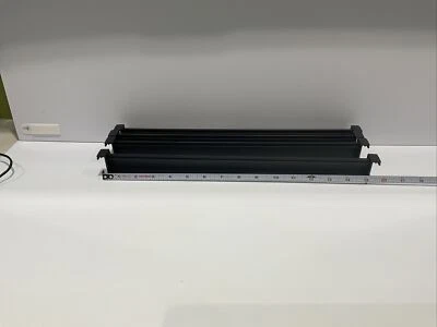 TEKNION 15"7/8 Juego de 4 barras de archivo de plástico de alta resistencia de adelante hacia atrás Foto 1 de 4