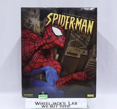 Figura Spider-Man Marvel 2006 Sideshow Collectibles escala 1:4 formato premium Foto 1 de 4