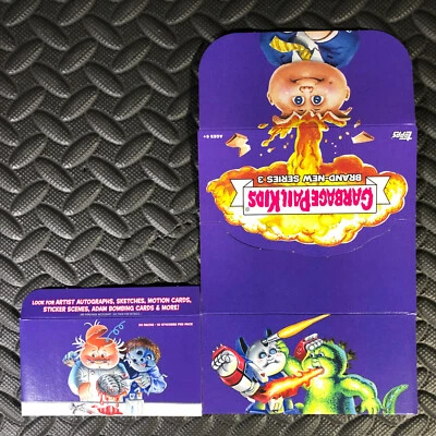 GARBAGE PAIL KIDS BRAND-NEW SERIES 3 BNS3 2013 EMPTY RETAIL DISPLAY BOX - Image 1 of 2