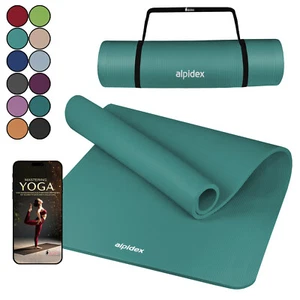 Yogamatte Extra Dick 1,5cm 3 Größen Rutschfest Phthalatfrei Matte Sport Pilates - Bild 1 von 19