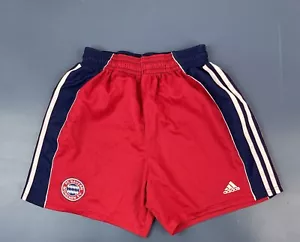 BAYERN MUNCHEN 1999/2001 HOME FOOTBALL SHORTS JERSEY ADIDAS SIZE XL ADULT - Picture 1 of 9