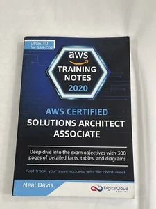 AWS Certified Solutions Architect Associate Training Notes 2020 Paperback -VG - Picture 1 of 2