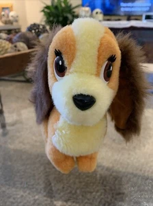 Vintage Disney Lady and the Tramp Dog Plush 6" Disneyland Walt Disney World - Picture 1 of 12