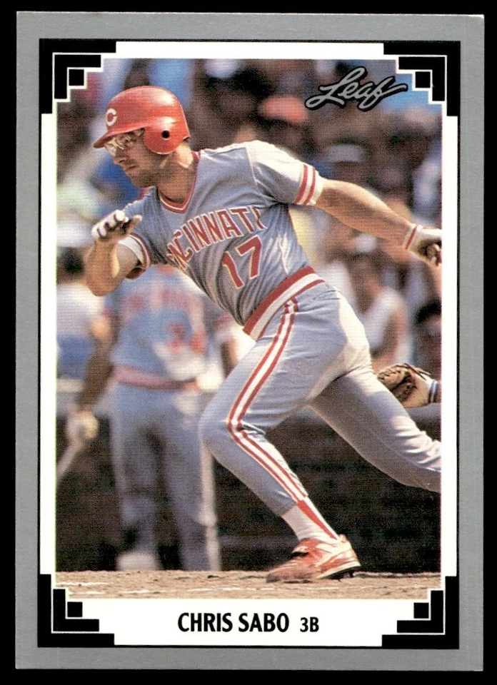 1991 Leaf Chris Sabo Cincinnati Reds #65 - Image 1 of 2