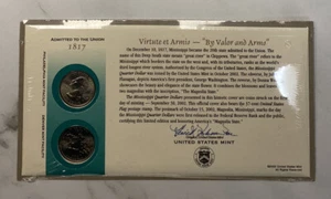 2002 P & D Mississippi US Mint Quarter Set “By Valor and Arms” Sealed cd - Picture 1 of 2