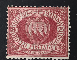 SAN MARINO SC# 175 CV$100 MINT MH H OG - Bild 1 von 3