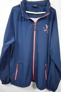 NEU UVA University of Virginia Hoos Cavaliers Full Zip Hooded Jacket Coat M - Bild 1 von 5